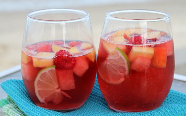 Rosé sangria