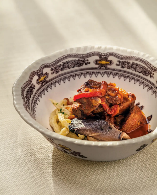Rose veal paprikash