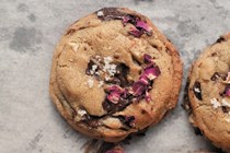 Rose walnut chocolate chip cookies