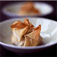 Rose water fig parcels