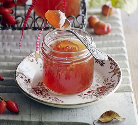 Rosehip & crab apple jelly
