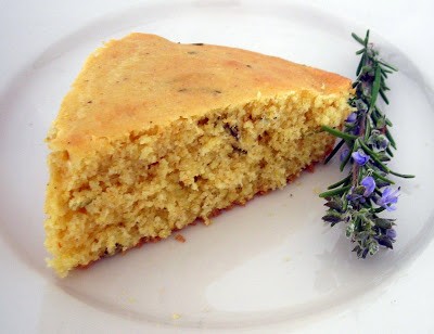 Rosemary & olive oil cornbread