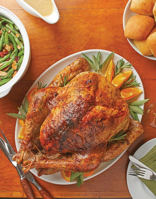 Rosemary & orange dry-brined turkey