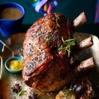 Rosemary and black pepper brined wing rib of beef
