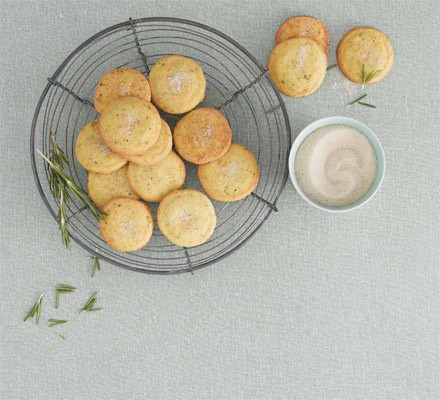 Rosemary and demerara shortbread