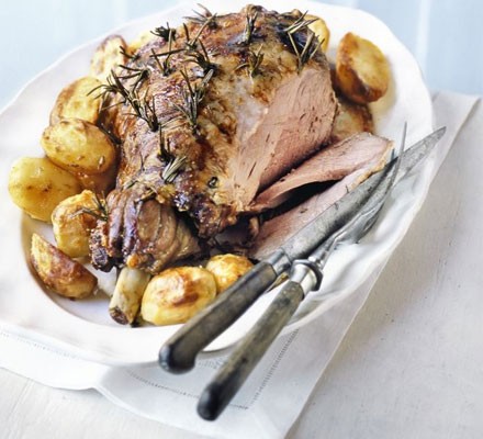 Rosemary and honey roast lamb