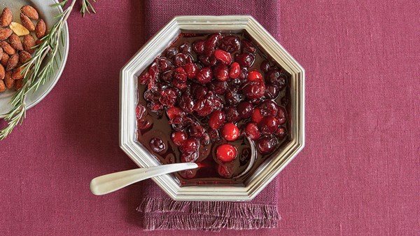 Rosemary and lime cranberry sauce