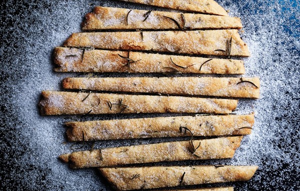 Rosemary and toasted-caraway shortbread