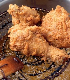 Rosemary-brined, buttermilk fried chicken