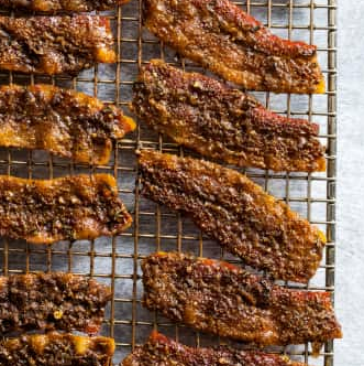 Rosemary candied bacon