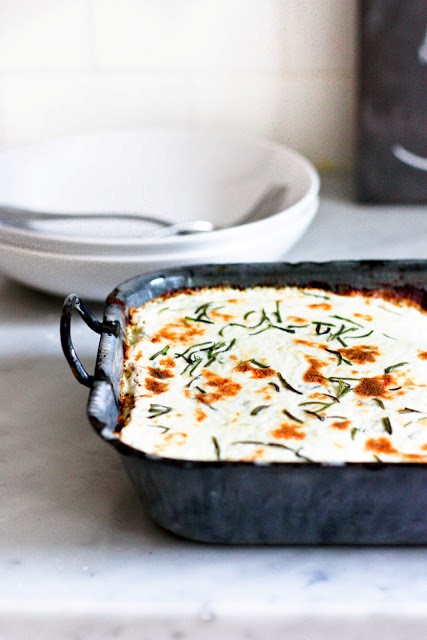 Rosemary chicken lasagna