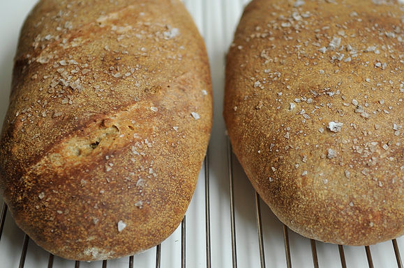 Rosemary ciabatta with stout beer