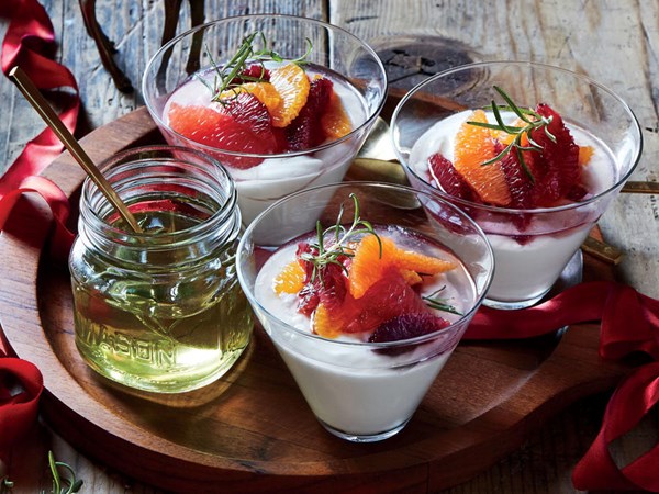 Rosemary-citrus parfaits