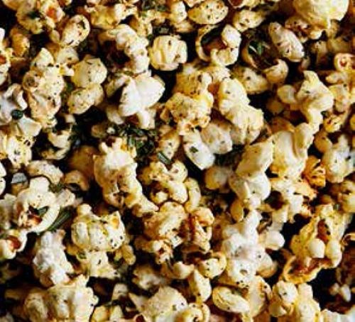 Rosemary, garlic and chilli popcorn