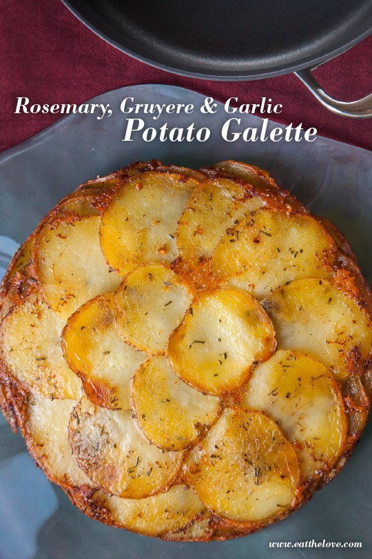 Rosemary, Gruyère & garlic potato galette