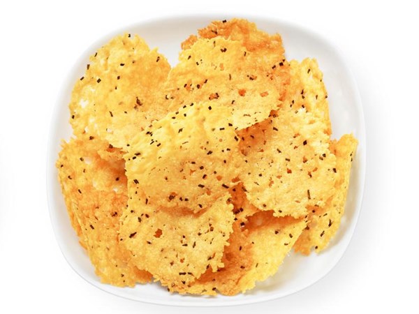 Rosemary-lemon Parmesan crisps 