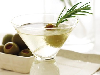 Rosemary martinis