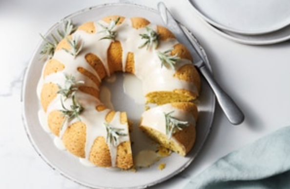 Rosemary, olive oil and orange cake