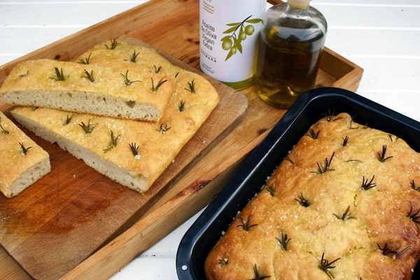 Rosemary olive oil focaccia