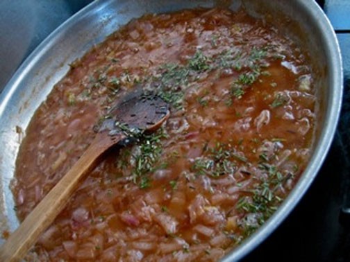 Rosemary onion confit