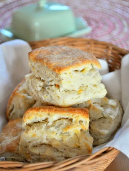 Rosemary orange biscuits