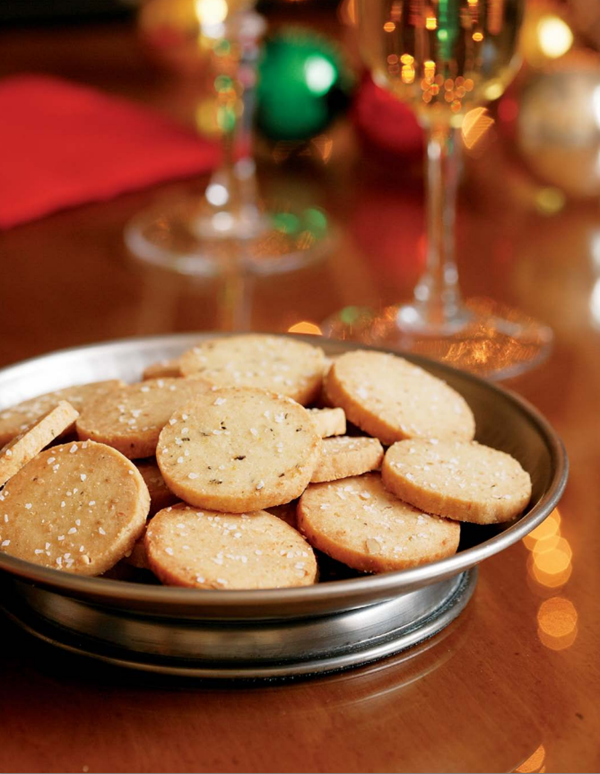 Rosemary-Parmesan coins