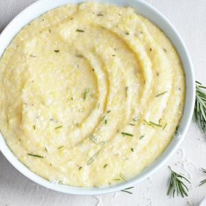 Rosemary-Parmesan polenta