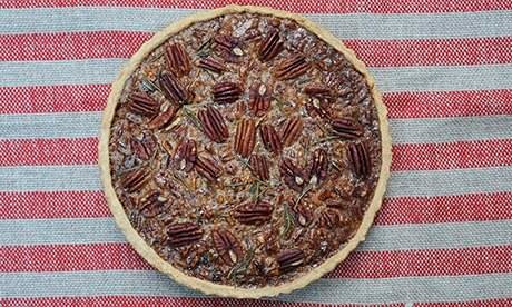 Rosemary pecan pie