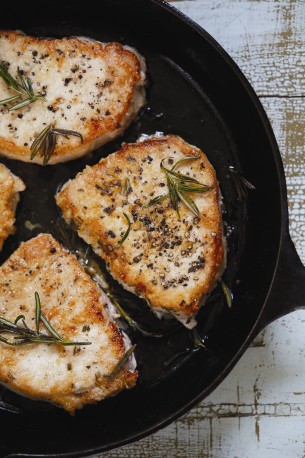 Rosemary pork chops