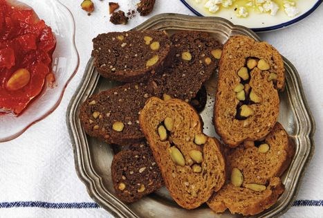 Rosemary-scented cornmeal biscotti with nuts