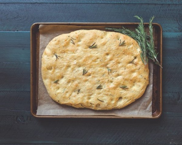 Rosemary sea salt focaccia