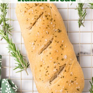 Rosemary-sea salt Italian bread