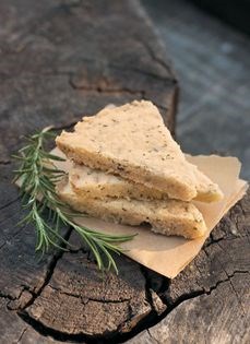 Rosemary shortbread
