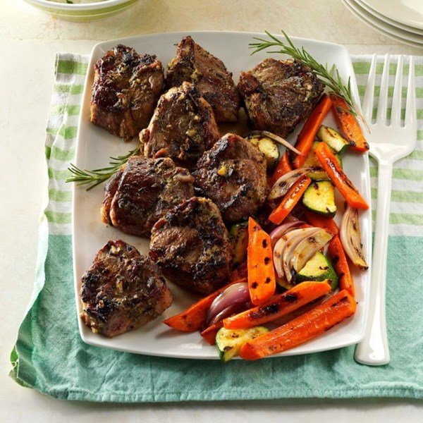 Rosemary-thyme lamb chops