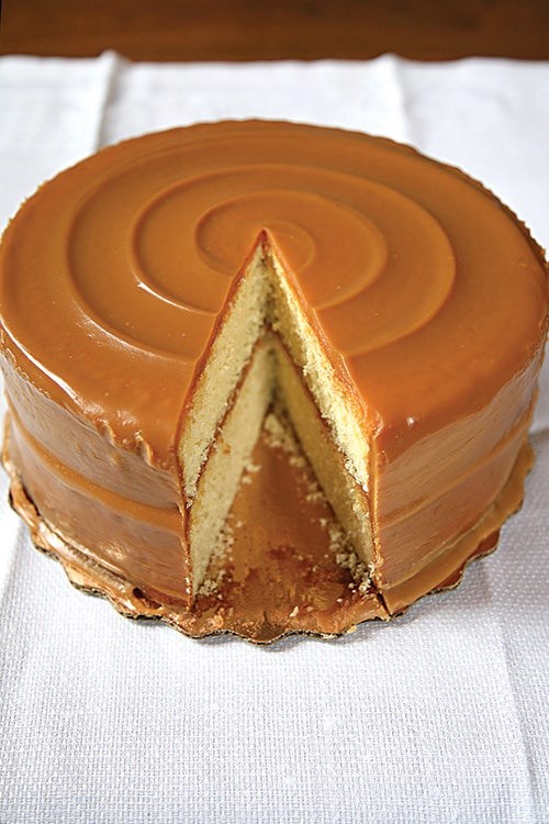 Rose’s famous caramel cake [Rose Deshazer-White]