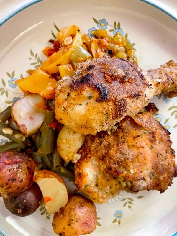 Rosie's un-fried chicken 