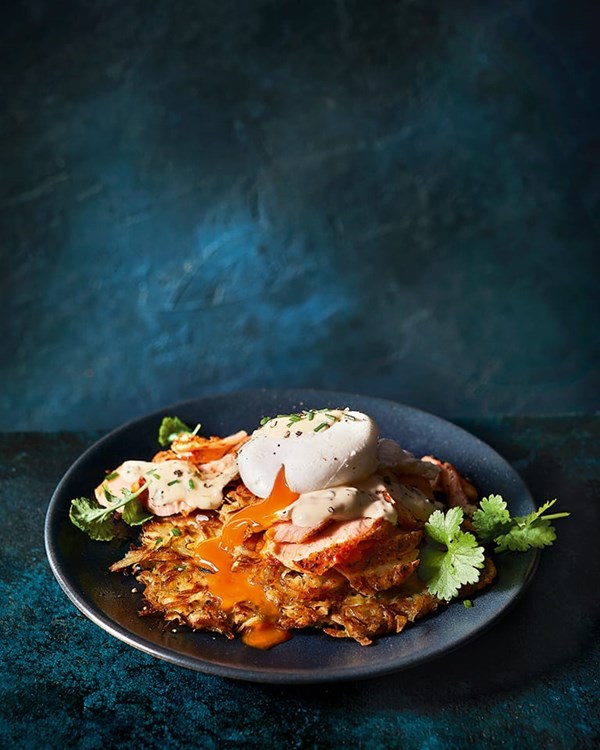 Rösti eggs royale 