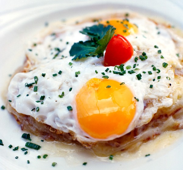 Rösti with fried eggs