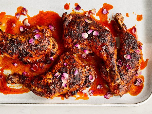 Rosy harissa chicken