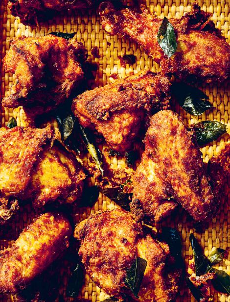 Roti King fried chicken (Ayam goreng berempah)