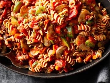 Rotini with vegetable cacciatore 