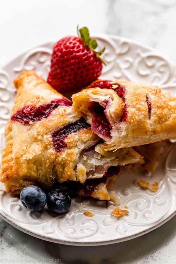 Rough puff pastry dough