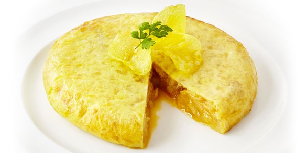 Route 11 potato chips omelet (Tortilla al estilo Route 11)