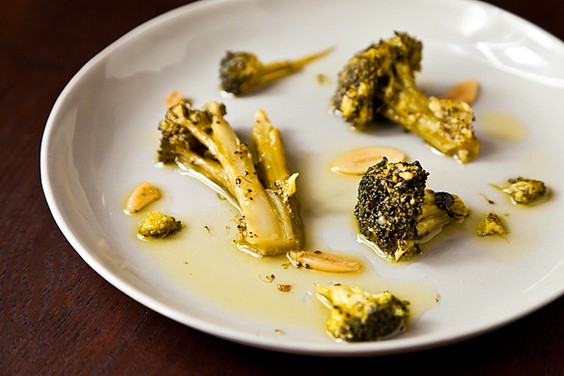 Roy Finamore's broccoli cooked forever