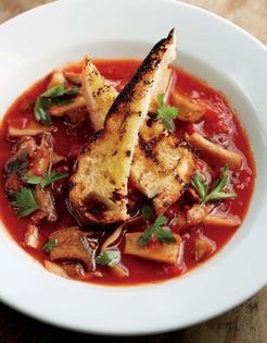 Royal trumpet mushroom cioppino