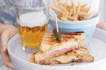 Ruben's ham sandwiches
