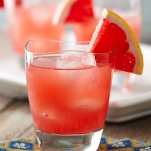 Ruby-red grapefruit cocktail