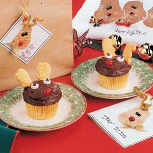 Rudolph cupcakes