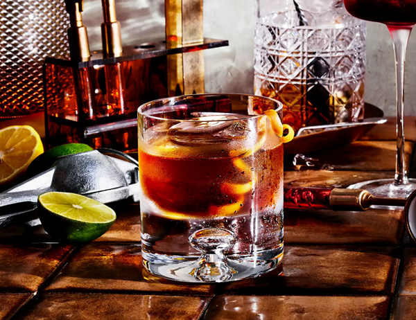 Rum and orange