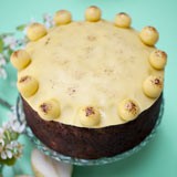 Rum and pear simnel cake